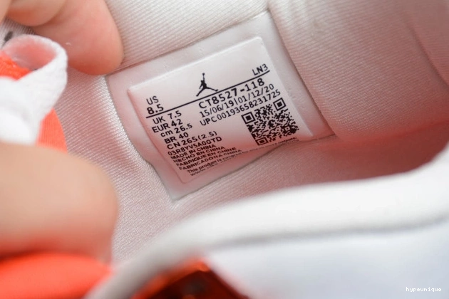 HYPE Team Jordan Air OrangeCT8527-118 4 0815